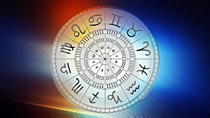 Zodiac astrology signs for horoscope photo