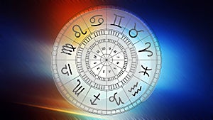 Zodiac astrology signs for horoscope