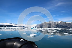 Zodiac Cruising in Icy Bay, Alaska