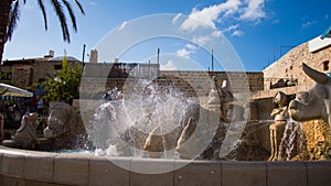 Zodiac Fountain in Jaffa, aka Yaffo, in Tel Aviv, Israel