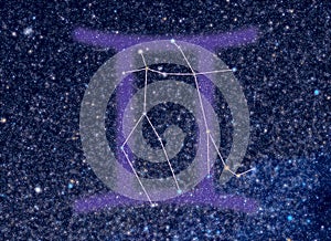 Zodiac Gemini stars photo