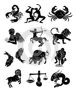 Zodiaco oroscopo astrologia francobolli 