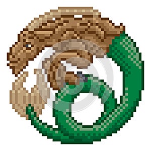 Zodiac Horoscope Capricorn Pixel Art Sign