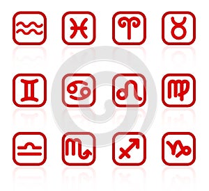 Zodiac icons