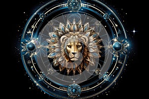 Zodiac Leo Symbol Leo the lion star sign The constellation of Leo is a sign of the leaders