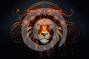 Zodiac Leo Symbol Leo the lion star sign The constellation of Leo is a sign of the leaders