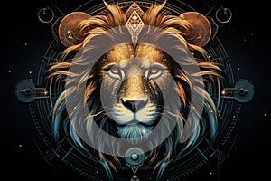 Zodiac Leo Symbol Leo the lion star sign The constellation of Leo is a sign of the leaders