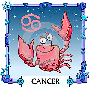 Zodiac sign Cancer.