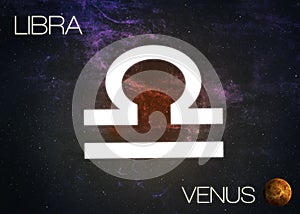 Zodiac sign - Libra photo