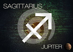 Zodiac sign - Sagittarius photo