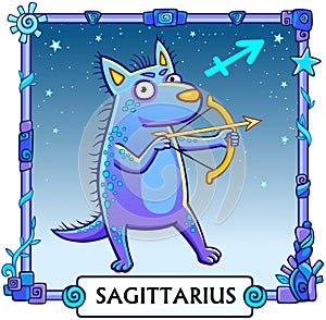 Zodiac sign Sagittarius.