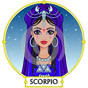 Zodiac sign scorpio.