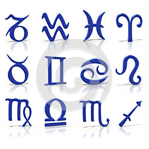 Zodiac symbols