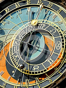 Zodiacal clock in Prague