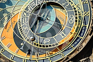Zodiacal clock in Prague