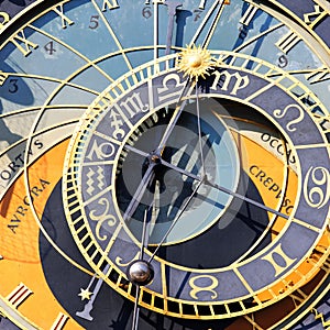Zodiacal clock square