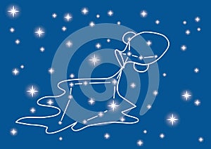 Zodiacal symbol Aquarius