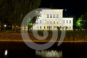 Zofin palace at night