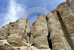 Zohar pillars in Judea desert.