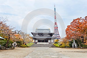 Zojoji Temple in Tokyo