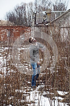 Zombie lost in the nowhere