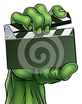 Zombie Monster Horror Film Movie Clapper Board