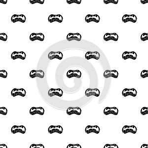 Zombie mouth pattern vector