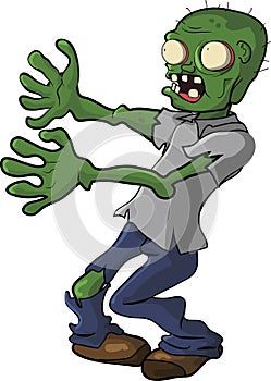 Zombie People Walking Dead Cartoon Funny