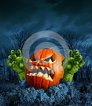 Zombie Pumpkin