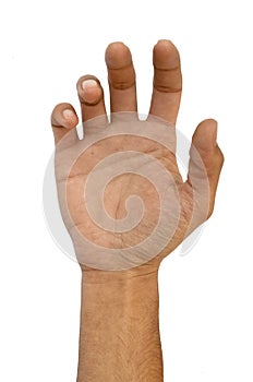 Zombie styled hand pose