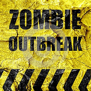 Zombie virus concept background