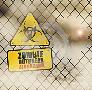 Zombies fence