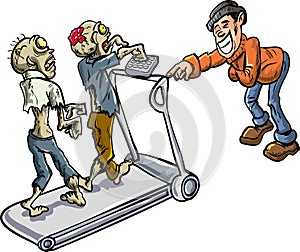 Zombies on a treadmill