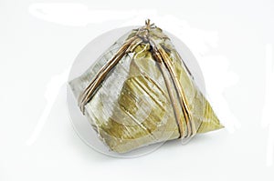 Zongzi; traditional Chinese rice-pudding