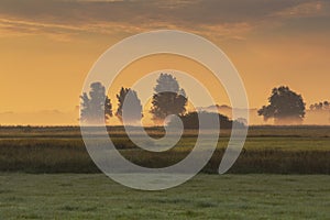 Zonsopkomst op de Hekkemieden, Sunrise at Hekkemieden