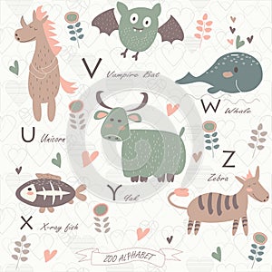 Zoo alphabet