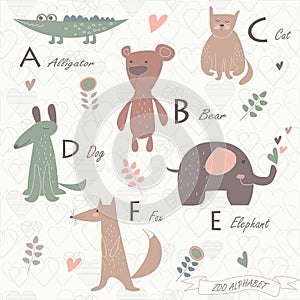 Zoo alphabet