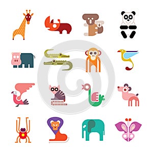 Zoo Animal Icons