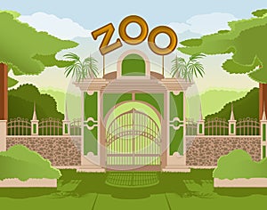 Zoo gate