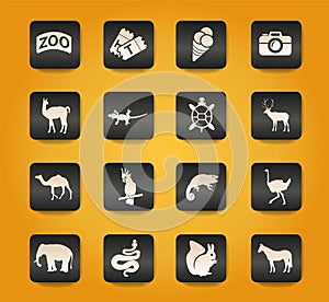 zoo icon set