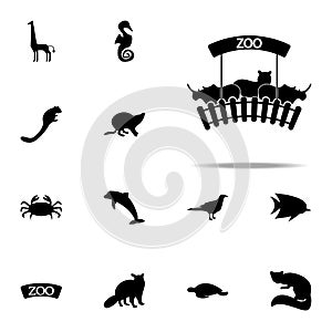 zoo's logo icon. zoo icons universal set for web and mobile