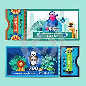 Zoo Tickets Set photo