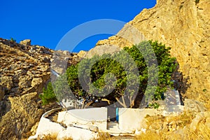 Zoodochos Pigi chapel Mesa Vouno Kamari Santorini Greece