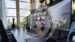 A Zoom conference call interface on a computer screen