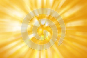 Zoom effect gold light color for background, shiny glowing golden blur and zoom effect, energy and power concept