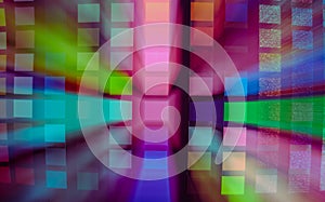 Colored lights square