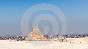 Zoom in of the Great Pyramid - Giza, Cairo, Egypt