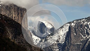 Zoom In On Halfdome Yosemite National Park