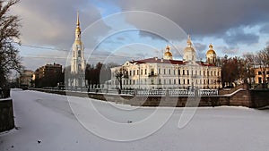 (Zoom-in) The Nikolsky Cathedral, St.Petersburg