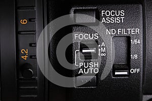 Zoom ring and buttons